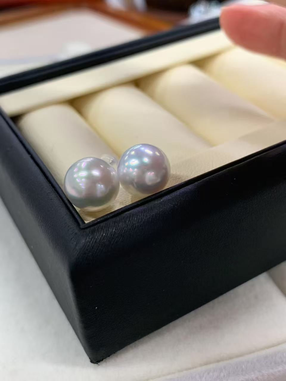10mm South Sea Round Pearl Stud Earrings